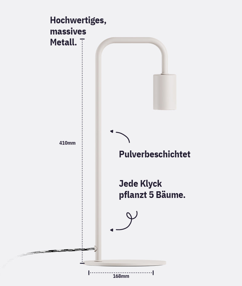 Klyck White Tischlampe