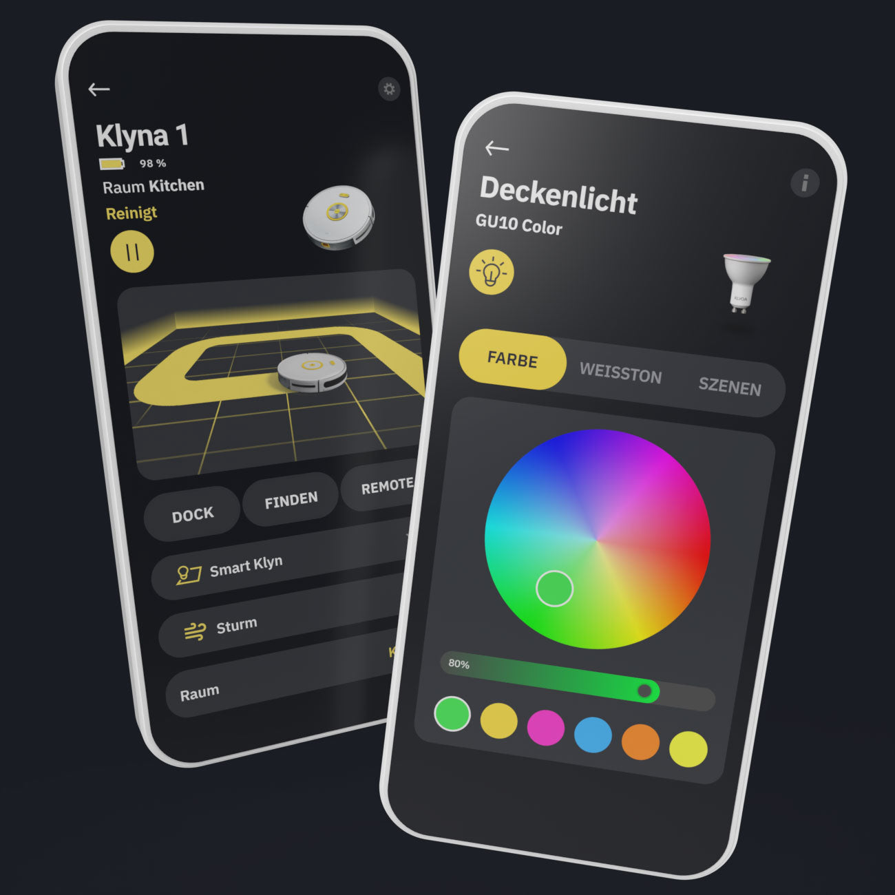 Steuere deine Klyqa-Geräte ganz einfach per App