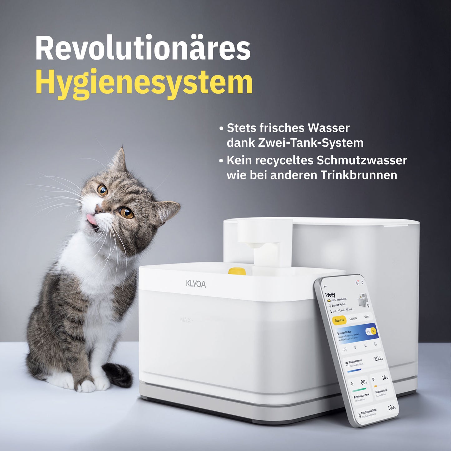 Welly – Smart Cat Drinking Fountain