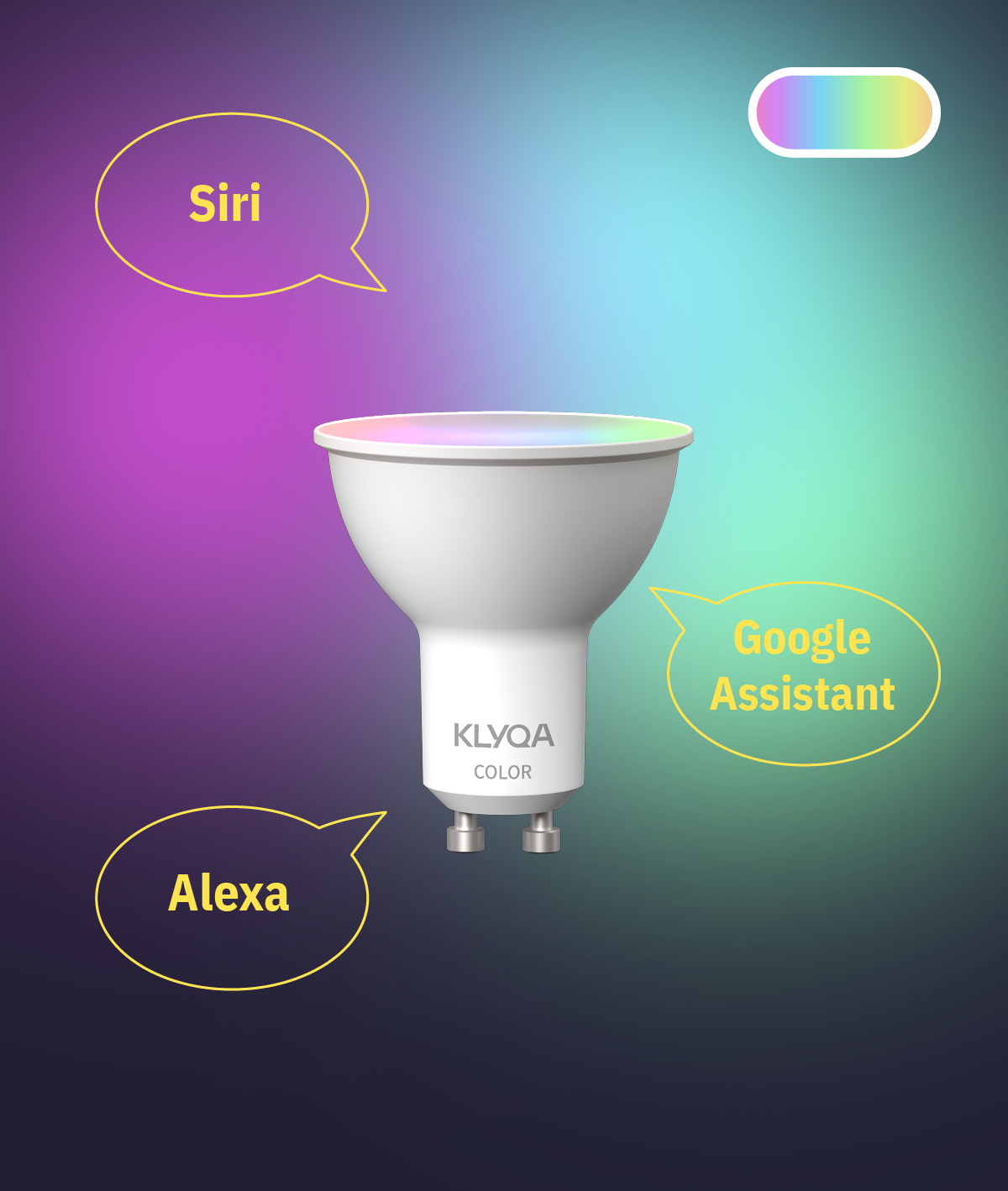 Spot Alexa, Google Home, Siri